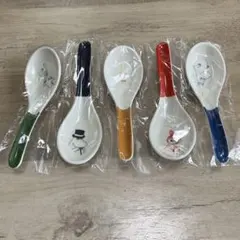 キャラクターイラスト付きレンゲ5本セット　ムーミン