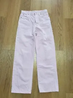Lee ストレートデニム M ピンク