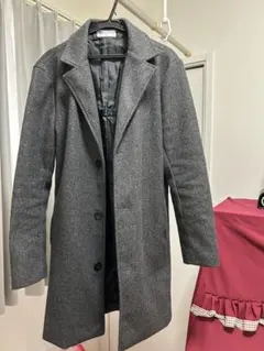 チェスターコート、メンズ、BENQUE グレー