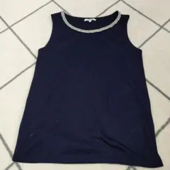 GLOBAL WORK ネイビー タンクトップ M