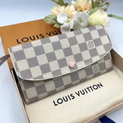 美品 LOUIS VUITTON ダミエ アズール ポルトフォイユ・サラ - メルカリ