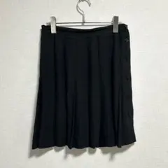 アニエスベー◇プリーツスカート　膝丈　ミニ　ブラック　きれいめ　上品　38　Mのサムネイル