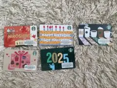 PIN未削り　スターバックス ギフトカード 5枚セット