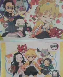 鬼滅の刃 カフェ birthdayバースデー 誕生日 ランチョンマット 我妻善逸