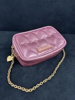 美品　サマンサタバサプチチョイス　ハート　キルティングデザイン　ポーチ