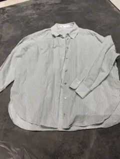 ZARA オーバーサイズストライプ 長袖シャツ