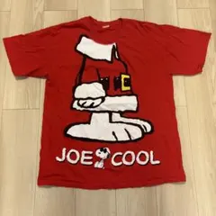 JOE COOL スヌーピー Tシャツ レッド
