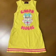 EARTHMAGIC ノースリーブ ワンピース 130cmのサムネイル