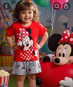 Disney ミニーマウス セットアップ 110cm