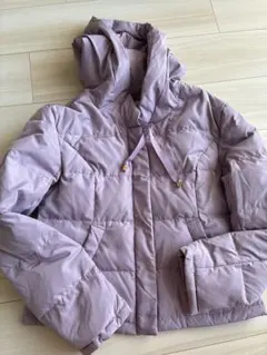 MISCH MASCH フード付きダウンジャケット ラベンダー