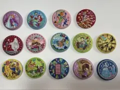 ディズニーキャラクターズ　刺繍缶バッジ　セミコンプリート　第2弾　14個