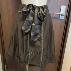 상태좋음 axes femmeリボン付きフレアスカート ♡ダークブラウン♡М♡レース