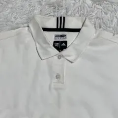 adidas CLIMALITE ポロシャツ 白 L