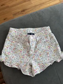 GAP 花柄デニムショートパンツ 110cm