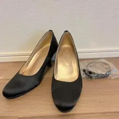 黒パンプス　23センチ　ヒール7センチ　ビジネス用　冠婚葬祭