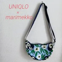 ユニクロ×マリメッココラボ　ラウンドミニショルダーバッグ　花柄