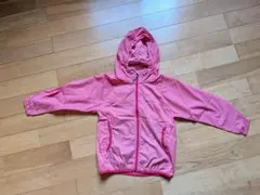 モンベル　ピンク フード付きジャケット サイズ120