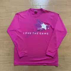 DUNLOP 大会限定 テニス 長袖 Tシャツ ピンク Lサイズのサムネイル