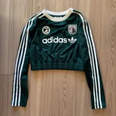 adidas originals ショート丈フットサルゲームシ ャツ ロンT