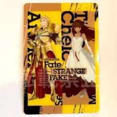 fate/strange fake カフェ 特典 カード ギルガメッシュ - メルカリ