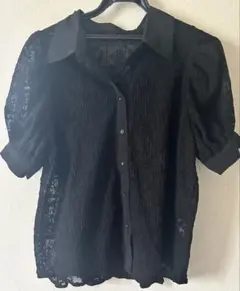 GRL 花柄ジャガードレースブラウス jh54 Fサイズ
