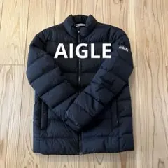 AIGLE（エーグル）　黒 メンズ ダウンジャケット　軽量　撥水　匿名配送