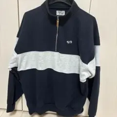 The Fox Collection ネイビーハーフジップトレーナー　Lサイズ