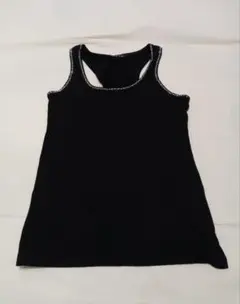 INGNI　イング　タンクトップ　キラキラビジュー付き　ブラックキャミソール　黒のサムネイル