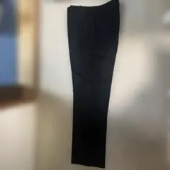 黒 スラックス バックポケット付き
