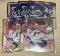 鬼滅の刃 アニプレックスオンラインくじ クリア色紙 甘露寺蜜璃 伊黒小芭内