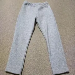 K.F.S. グレー ロングパンツ 110サイズ　裏起毛　あったかパンツ