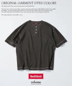 【タイムセール】Healthknit ヘルスニット 別注ヘンリーネックTシャツのサムネイル