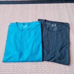 ★꧁限定1set꧂2枚組 Tシャツ ポケット付き クルーネック メンズ