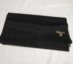 美品　大判　Loro Piana カシミヤ100% マフラー ブラックのサムネイル