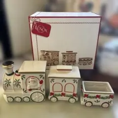 Lenox クリスマス 限定トレイン 収納、キャンディージャーセット（新品）