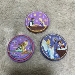 ディズニー　刺繍　缶バッチ　セット