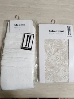 tutuanna チュチュアンナ レース柄ソックスセット