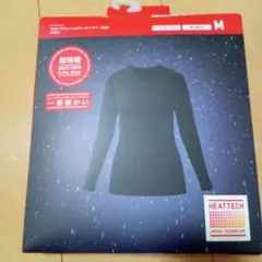 HEATTECH ウルトラウォームクルーネックT M ブラック