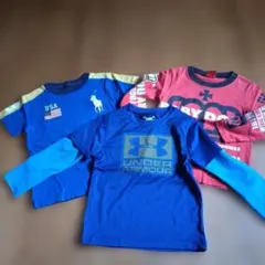 Tシャツ3枚セット 3T ポロ　アンダーアーマー　ベビードール