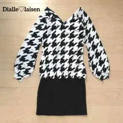Dialle♡Laisen 千鳥柄ワンピース ミニワンピース 平成ギャル y2k