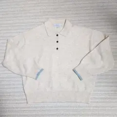 SEASON REASON ポロニット　セーター　ベージュＬ