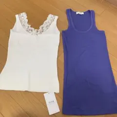 おまとめ2枚　fifth未使用タグ付き　forever21 紫のサムネイル