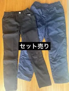 140 UNIQLO暖パン/MPS ブラックパンツまとめ売り