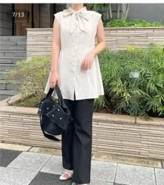 ボウタイフレアブラウスのサムネイル