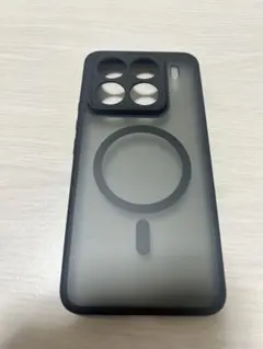 iPhone14Pro/15Pro対応 MagSafe半透明ケース 黒