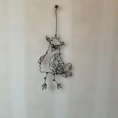 ワイヤーアート　ファンキーな鳥さんのサムネイル