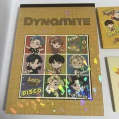 タイニータン　メモ帳　封筒　便箋　セット　まとめ売り　BTS dynamite