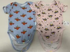 【匿名配送】ユニクロ　半袖 ロンパース 70cm 2枚セット ミッフィー