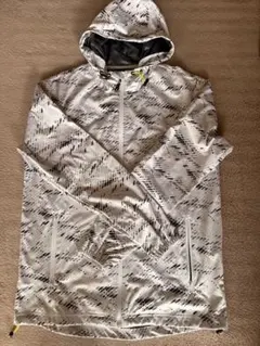 ナイロンジャケット ホワイト/ブラック レインジャケット