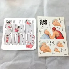 新品未使用✩映画 スラムダンク ステッカー ＆ コースター